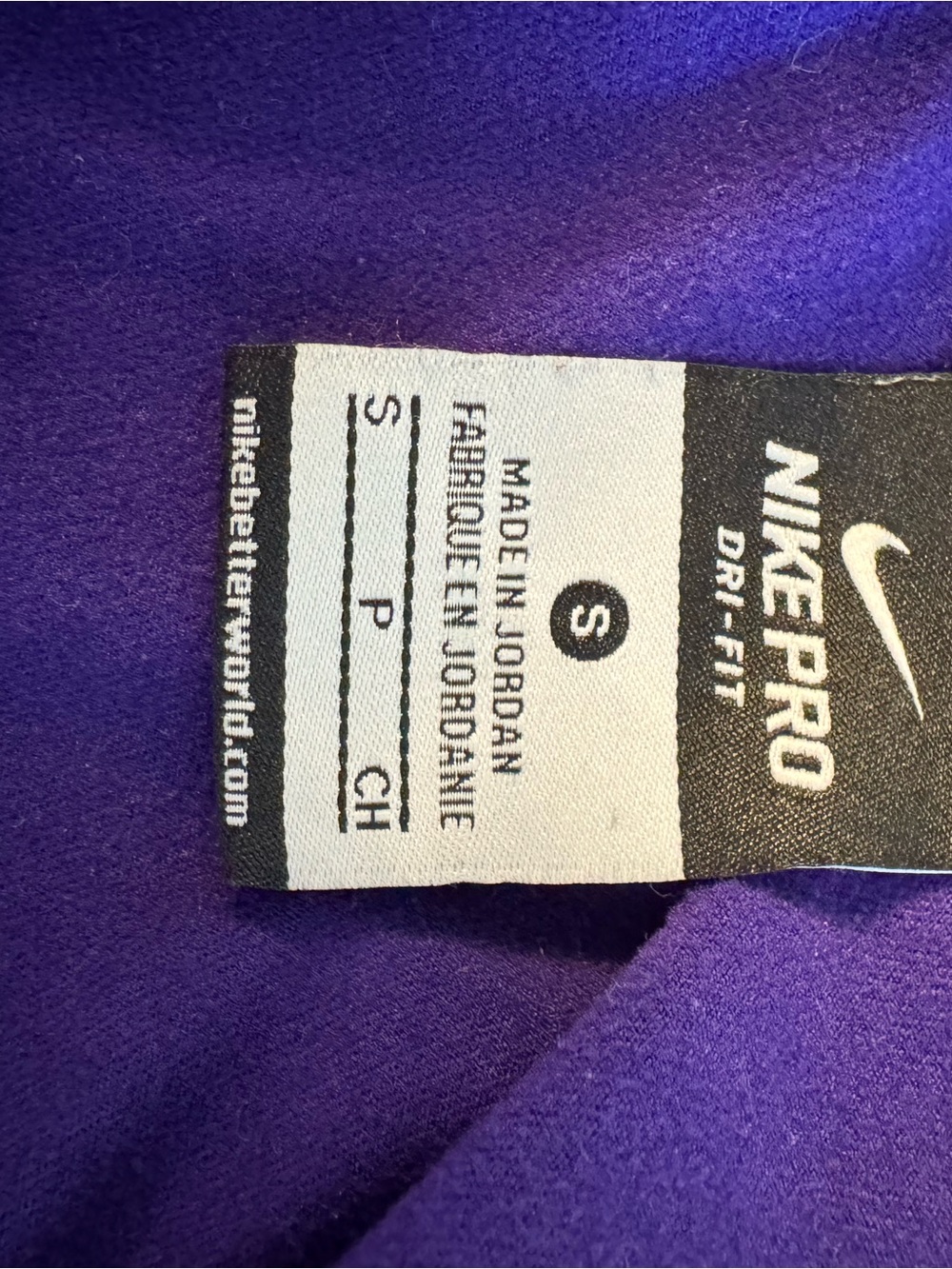 Nike Purple Long-Sleeve Quarter Zip Performance Top - Picture 9 of 10